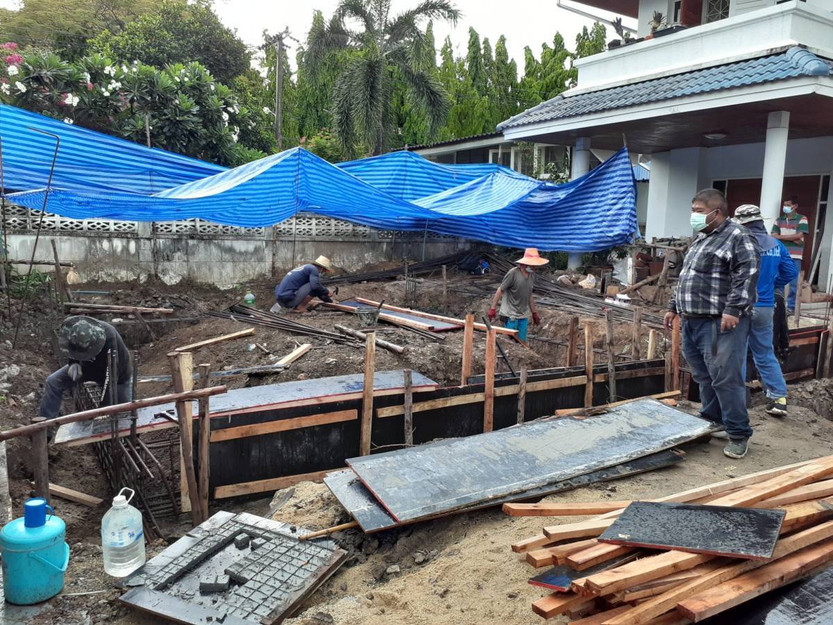 โครงการก่อสร้าง " บ้านซอยนนท์ 3 "